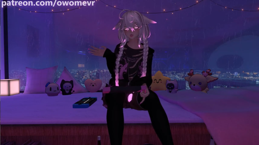 输掉大乱斗的饥渴男娘吞精惩罚：口爆深喉 后入中出内射-POV视角VRChat激情实况